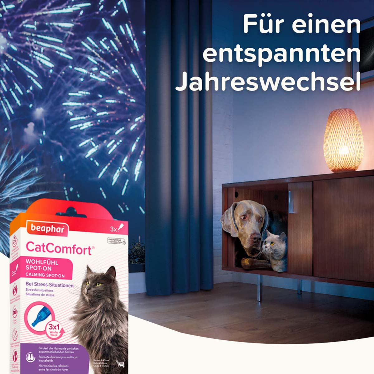 beaphar CatComfort Wohlfühl Spot-On 3x0,55ml kaufen bei ZooRoyal