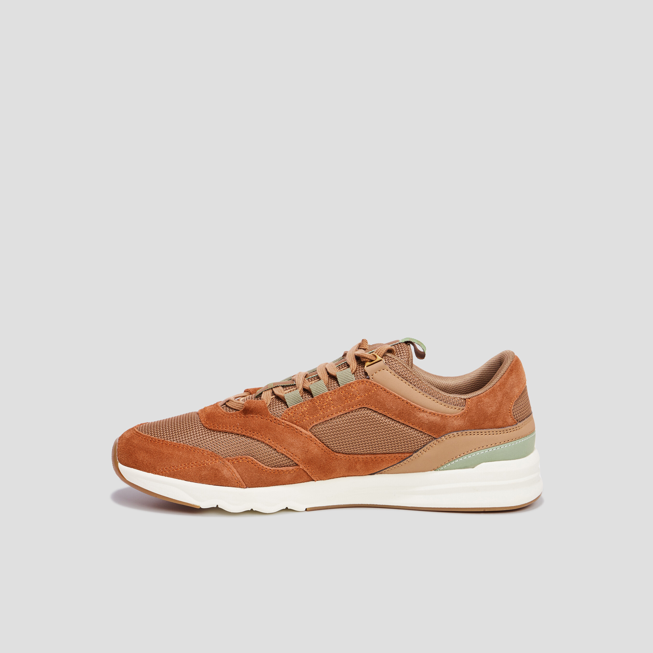 Baskets running en cuir Kickers Koolflex marron homme | La Halle