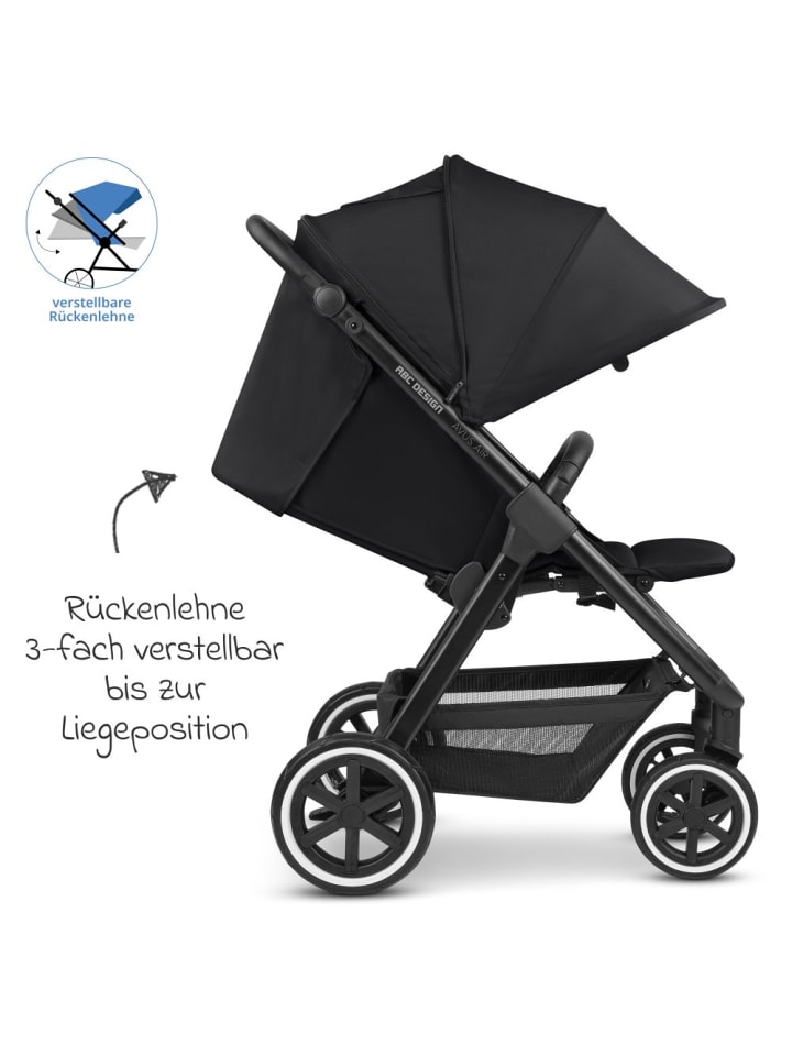 ABC-Design Buggy & Sportwagen Avus Air inkl. Reboarder in schwarz günstig kaufen onesize