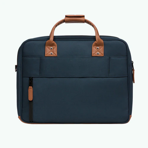 Chicago laptop bag in navy blue
