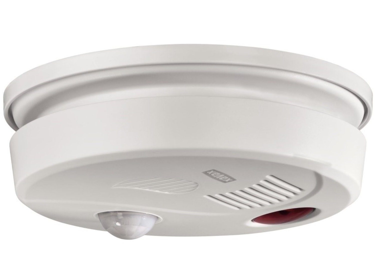 Xavax Decken-Alarm mit PIR 360° Bewegungsmelder Alarmanlage (Sensor Einbruch-Schutz Haus-Alarm)