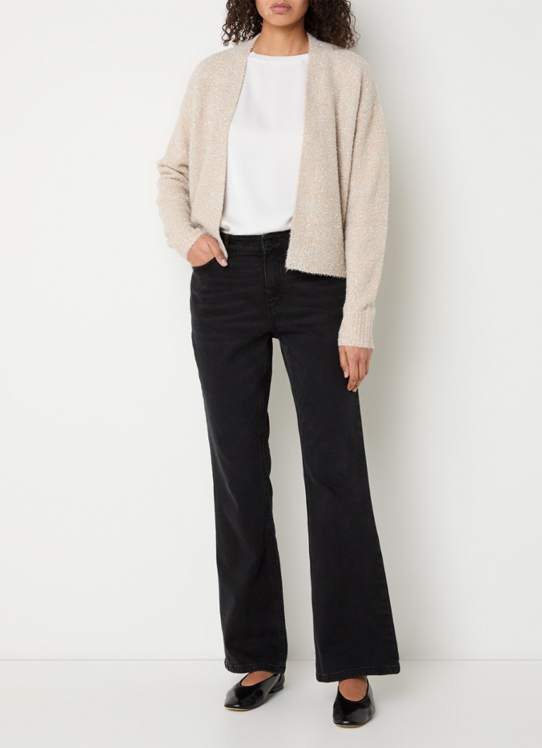 Cardigan subțire, deschis, cu lurex, OPUS Dametta