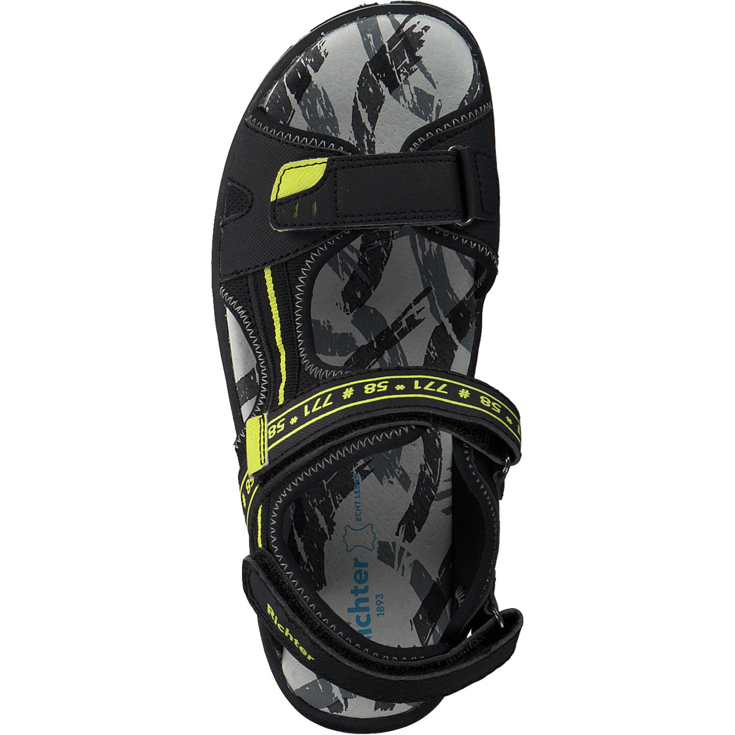 Richter 8005, Sandalen (Kinder), Kinder, Black/Neon