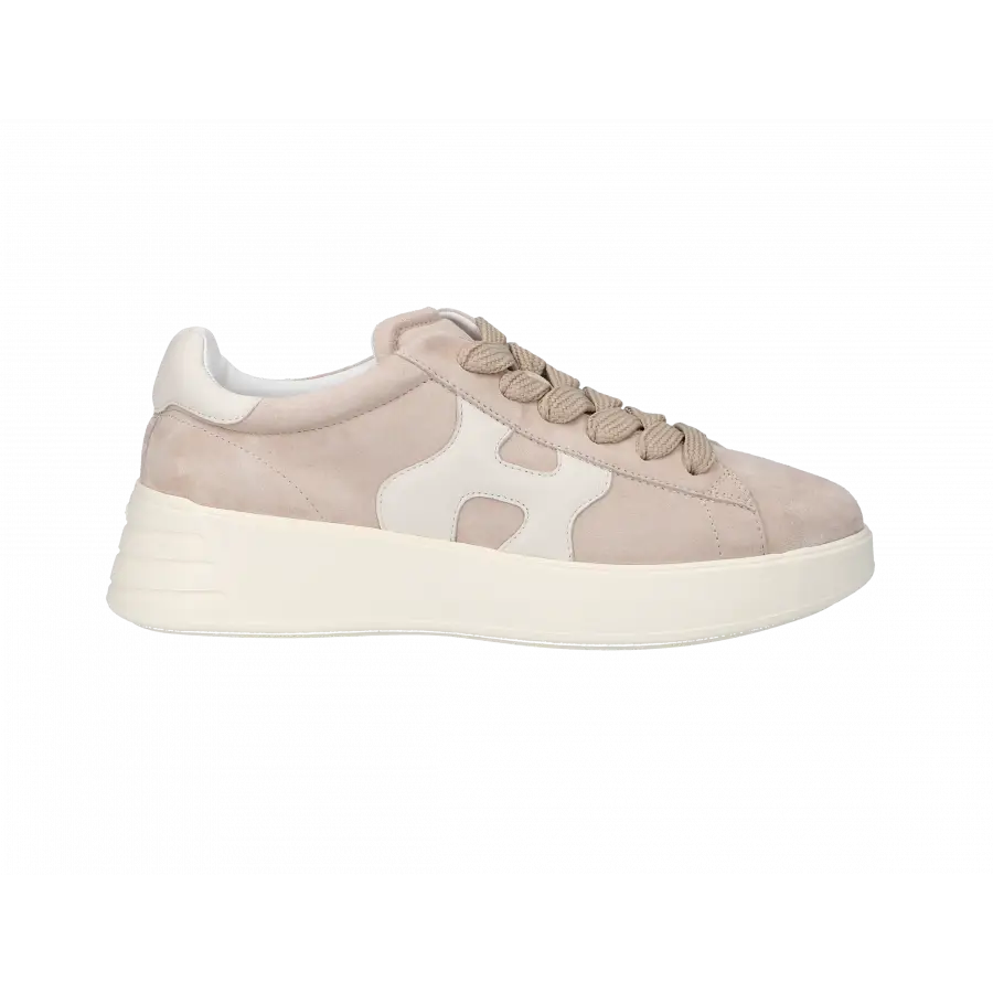 Hogan - Sneaker low HXW562 Veloursleder - beige