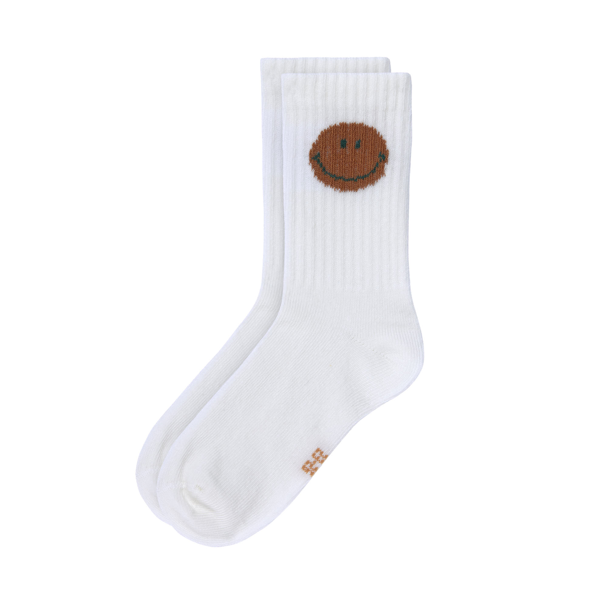 Tennissocken Kinder 3er-Set - Little Gang, Fun Weiß