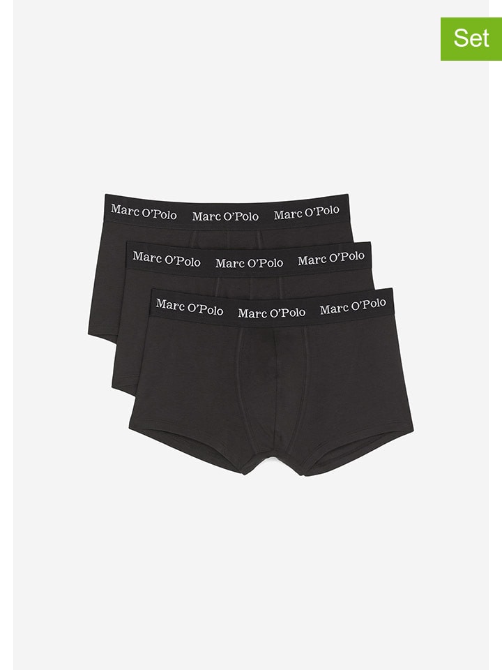 Marc O´Polo 3er-Set: Boxershorts in Schwarz günstig kaufen