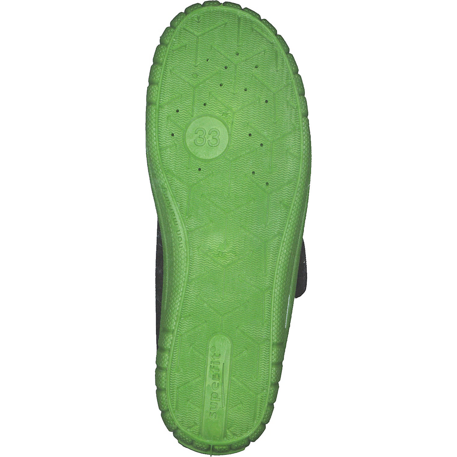 Superfit BILL 00278, Hausschuhe, Kinder, Schwarz/Grün (Dino)