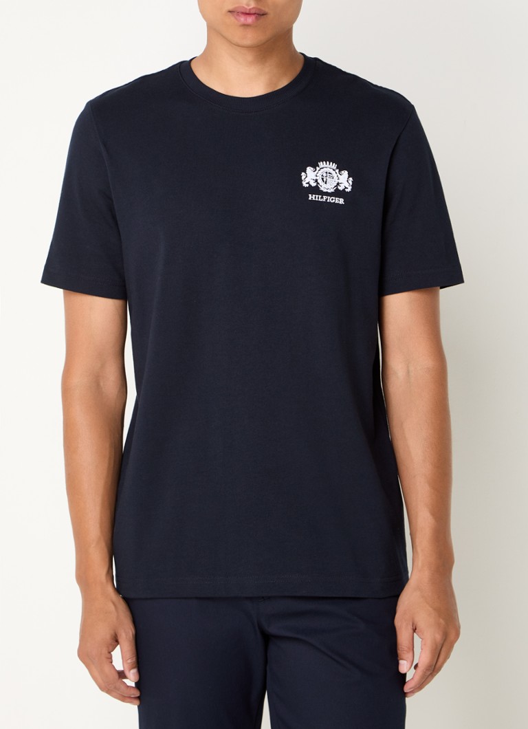 Tricou Tommy Hilfiger cu logo brodat