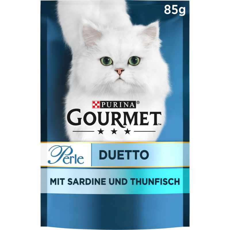 GOURMET Nassfutter GOURMET Perle Duetto 26x85g Sardine & Thunfisch