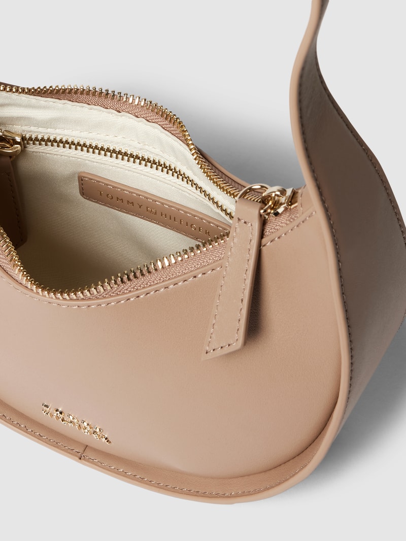 Saddle Bag aus Leder in taupe