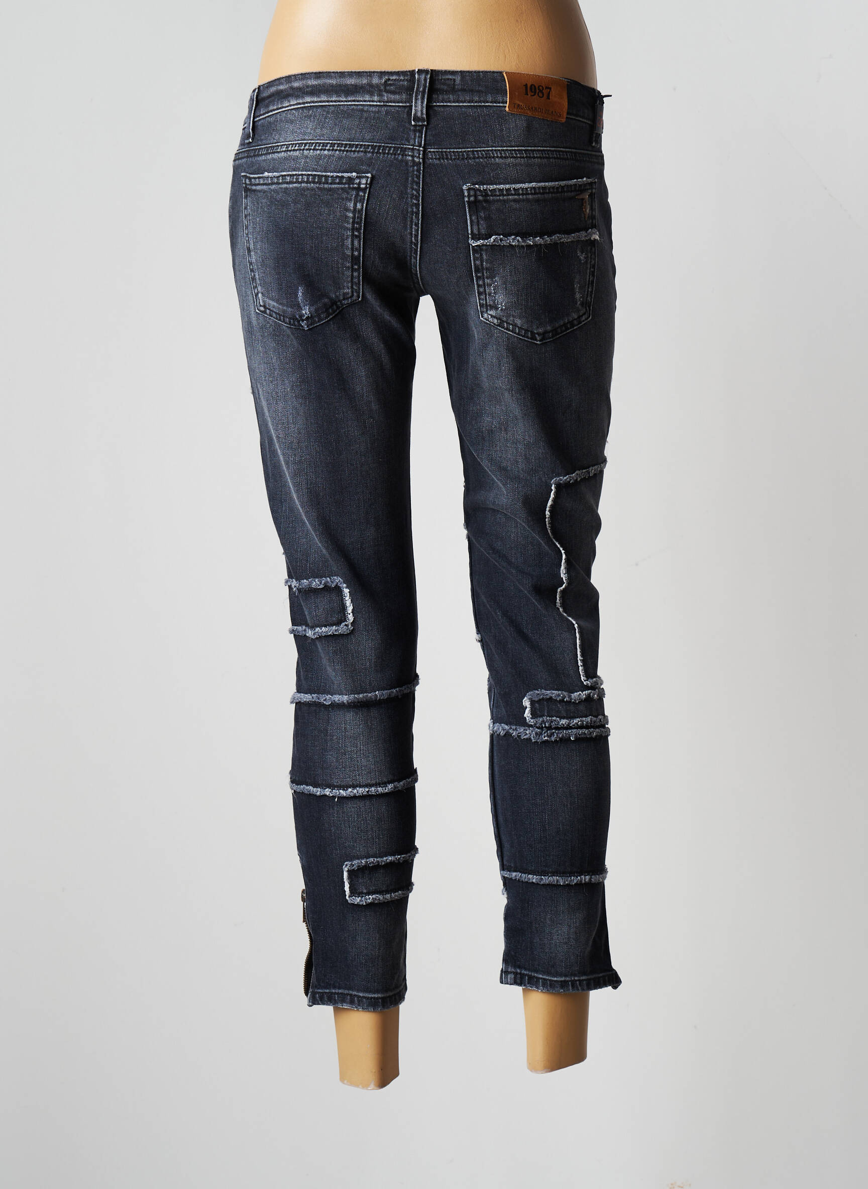 Trussardi Jeans Jeans Coupe Slim Femme couleur gris