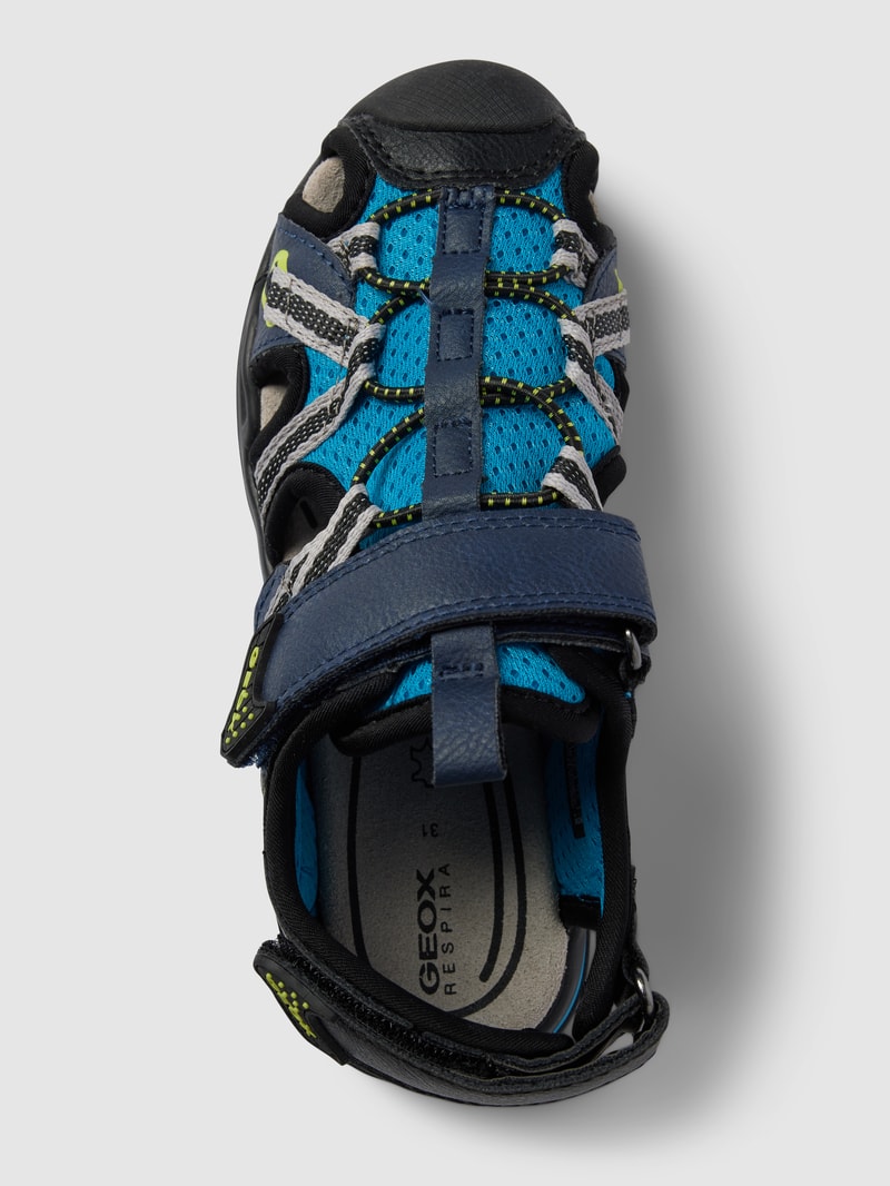 Sandalen mit Kontrastbesatz Modell 'J BOREALIS BOY' in marineblau