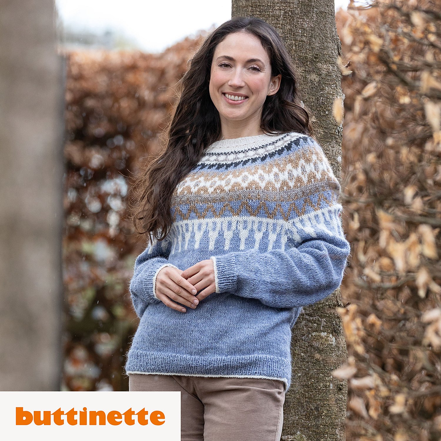 Strickanleitung – Jacquardpullover aus Woll Butt Primo Cilia