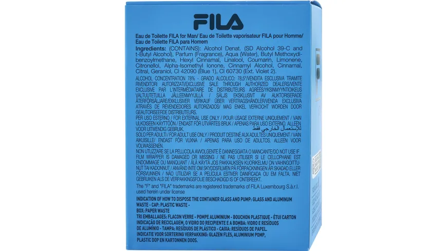 Fila for Men F-Vibes Eau de Toilette 90 ml