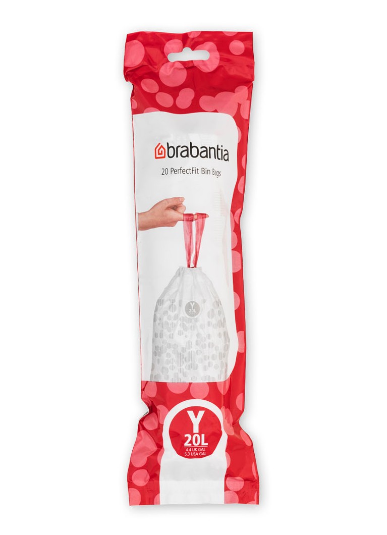 Sacchi per rifiuti Brabantia Perfect Fit Y da 20 litri, confezione da 120