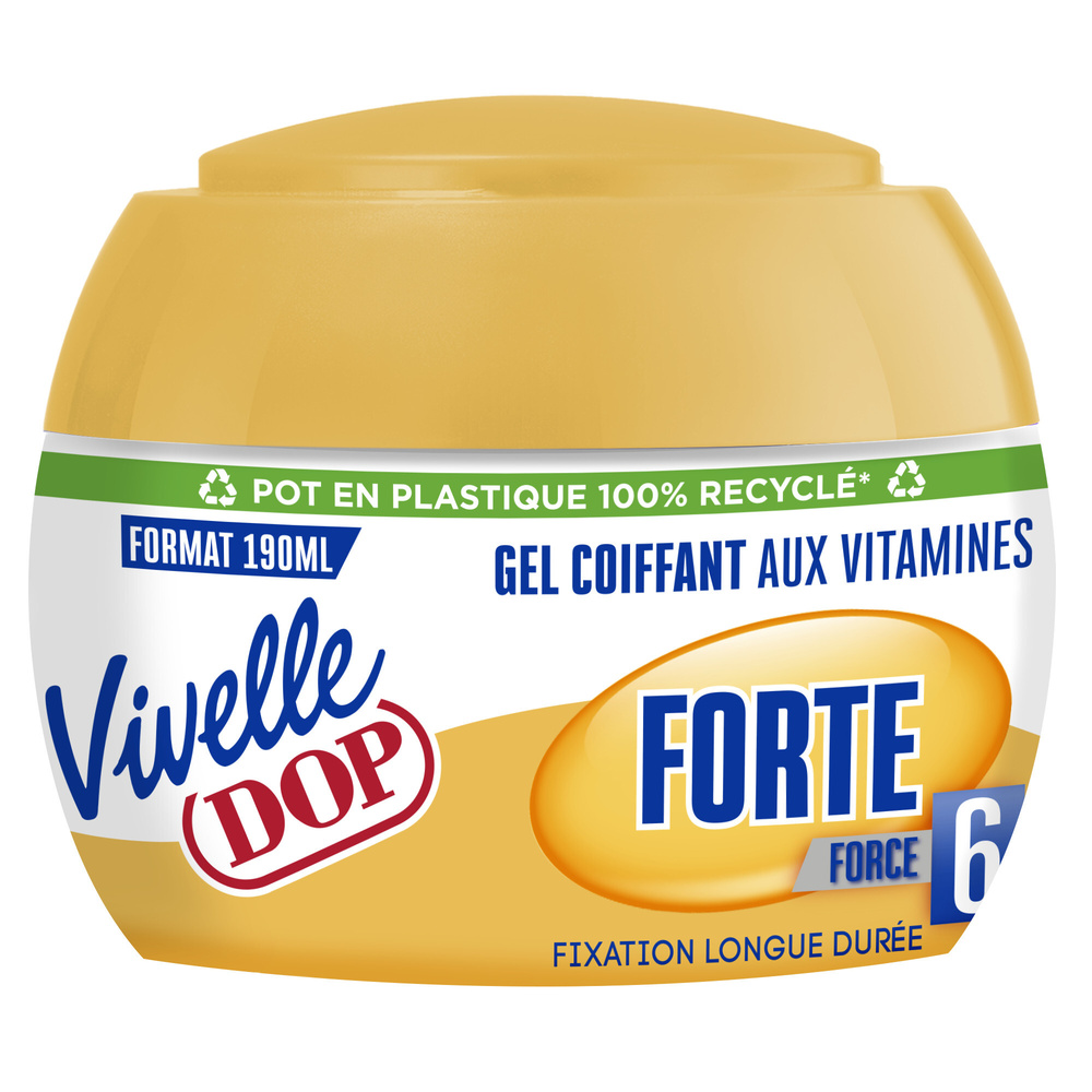 DOP Vivelle Dop Gel Coiffant aux Vitamines Fixation Forte Force 6