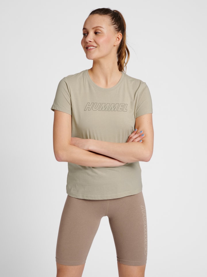 Hummel Hummel T-Shirt Hmlte Cali Multisport Damen in BLACK/CHATEAU GREY günstig kaufen