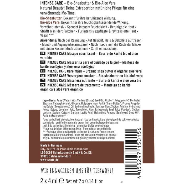Intense Care Pflege-Maske