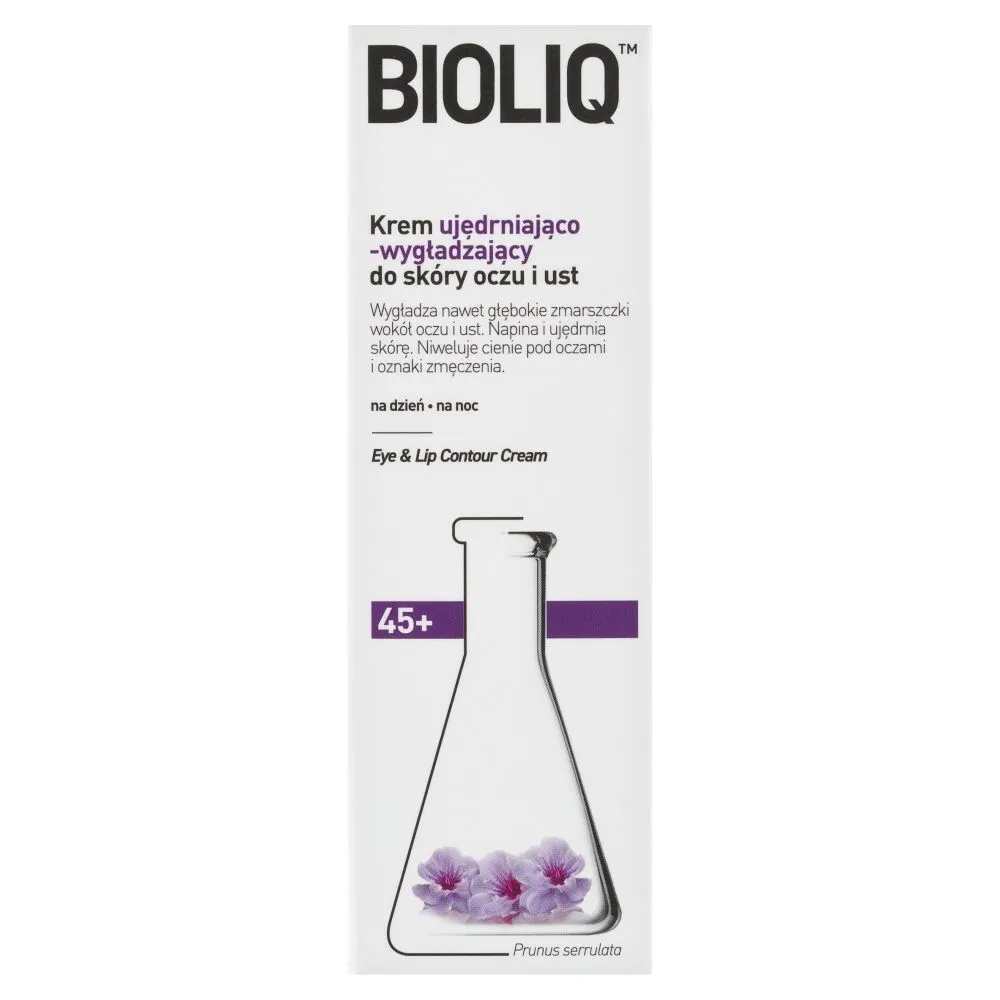 Bioliq krema za učvršćivanje i zaglađivanje kože 45+ za kožu očiju i usana