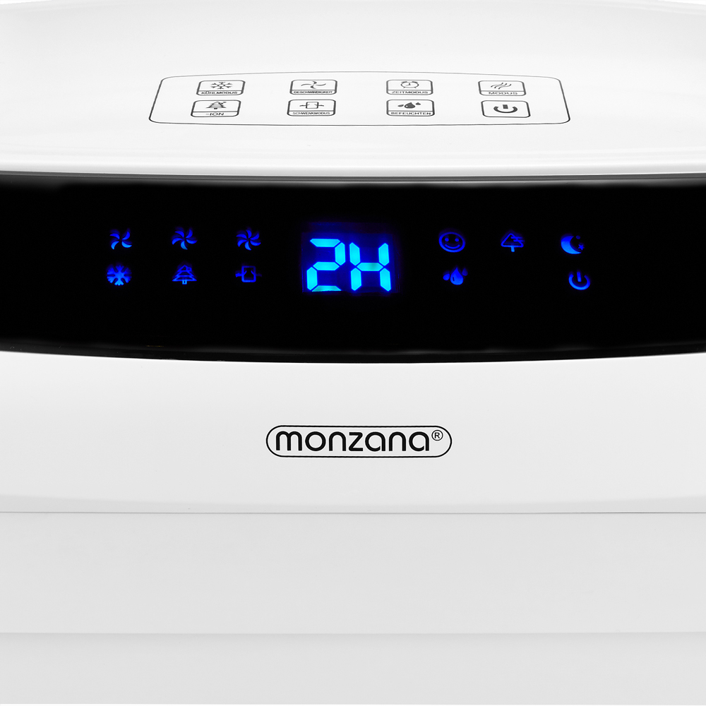 Monzana Mobiles Klimagerät Weiß 10L