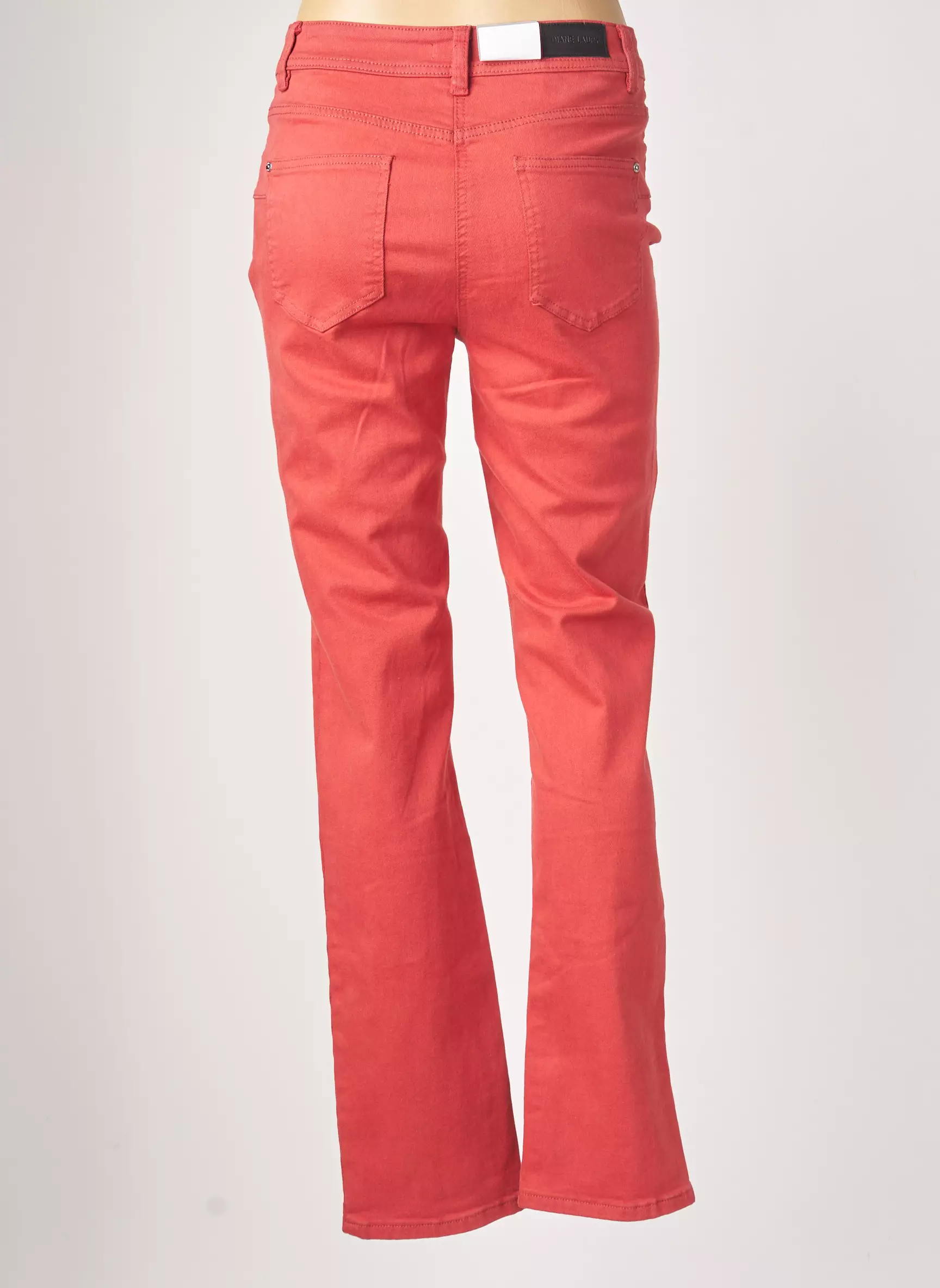 Diane Laury Pantalons Droits Femme couleur rouge