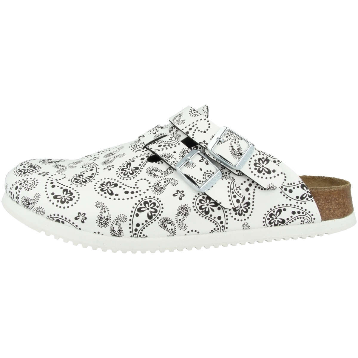 Birkenstock Kay SL Birko-Flor schmal Clogs weiss