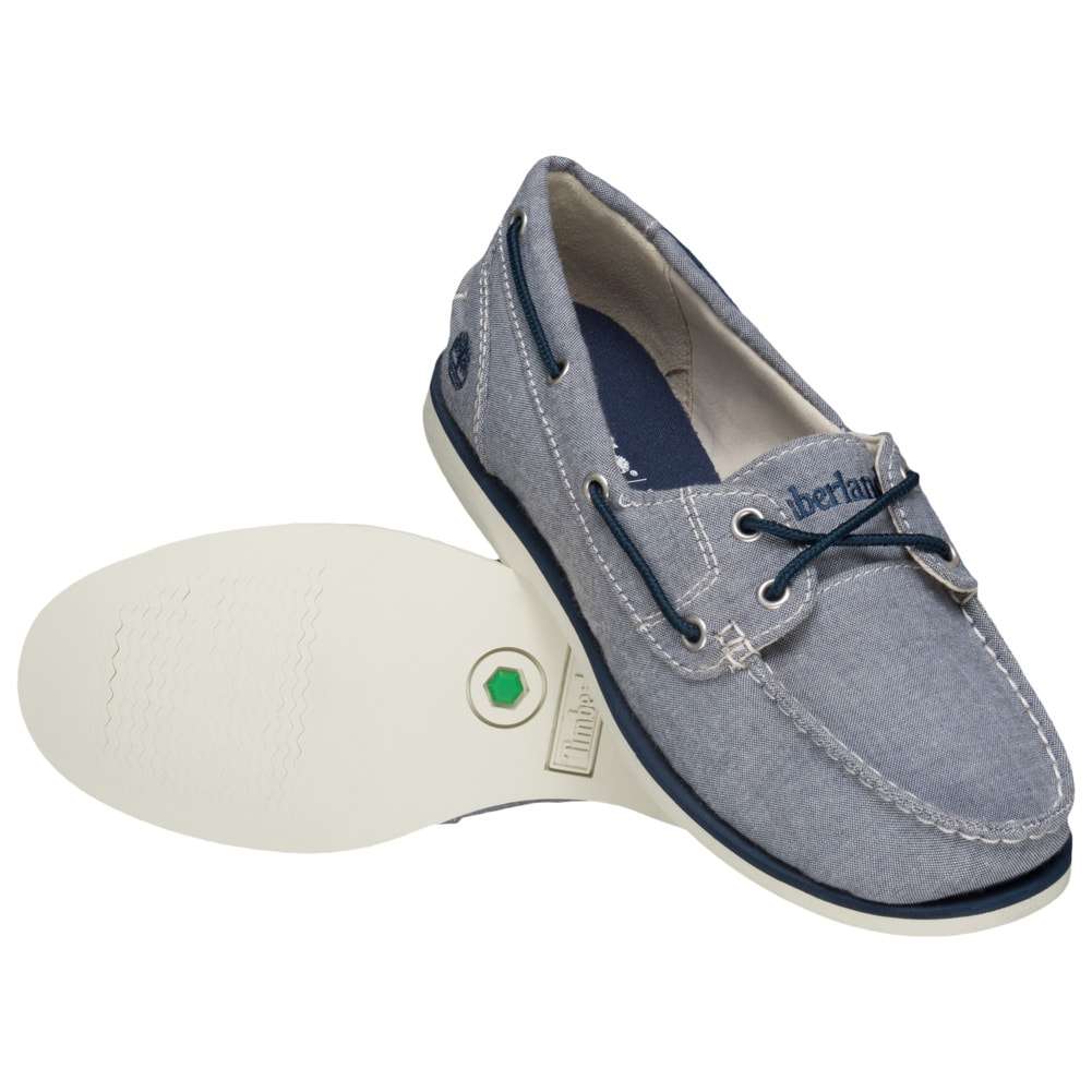 Timberland Canvas Damen Bootsschuhe Mokassins A1ONG