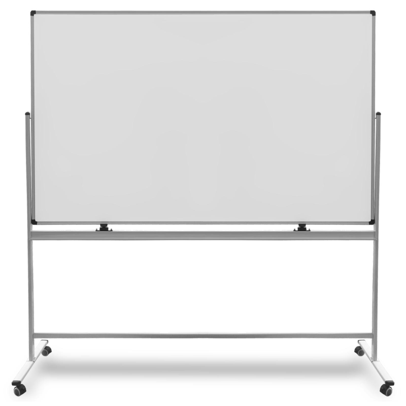 Master of Boards Wandtafel Whiteboard Stanford PRO, Magnettafel erhältlich in 5 Größen, Mobil & drehbar