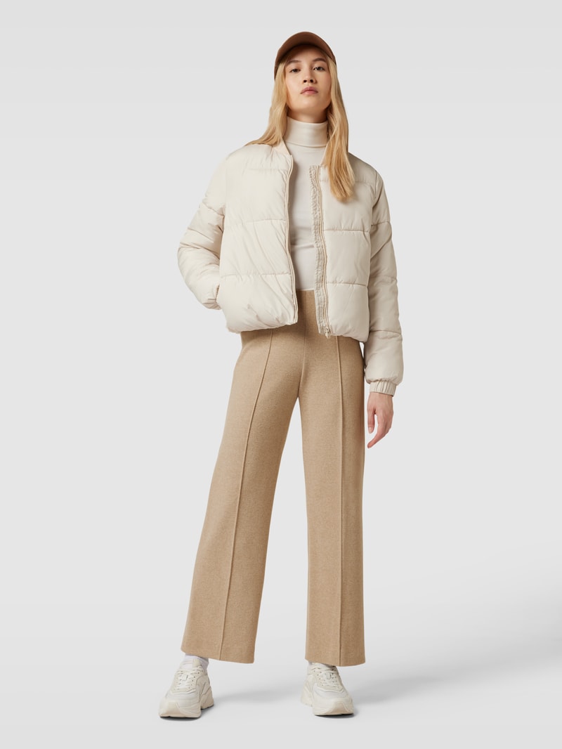 Stoffhose mit fixierter Bügelfalte Modell 'ELAINE' in beige