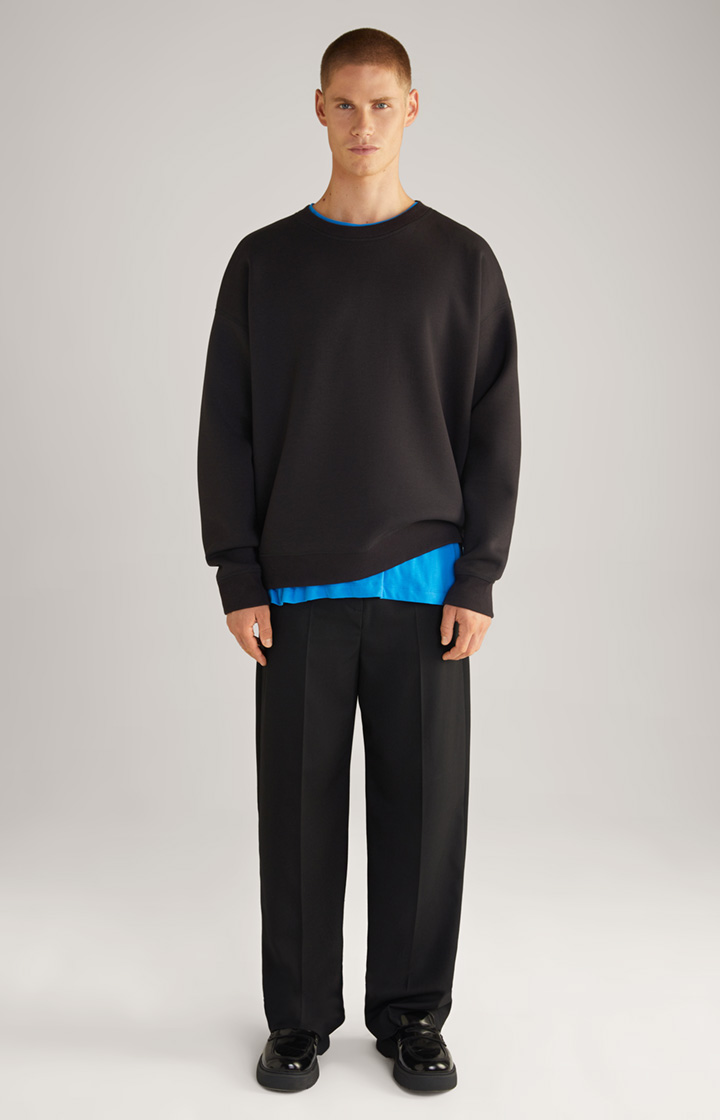 Unisex-Sweatshirt in Schwarz