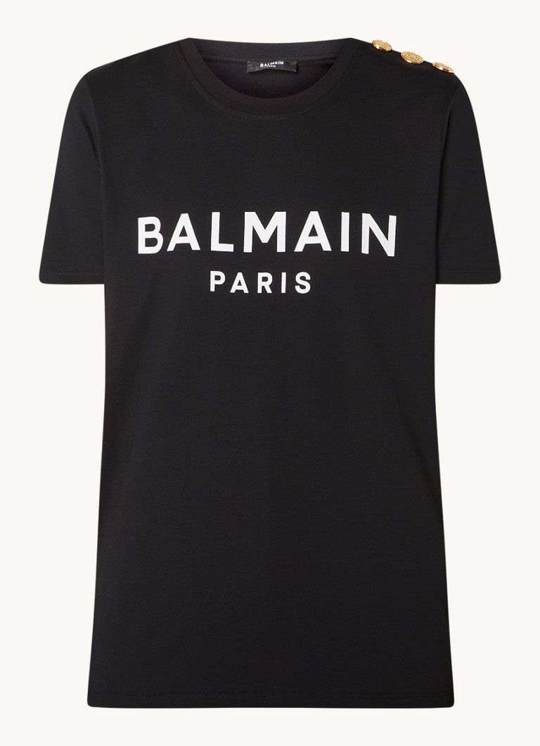 Tricou Balmain cu logo imprimat