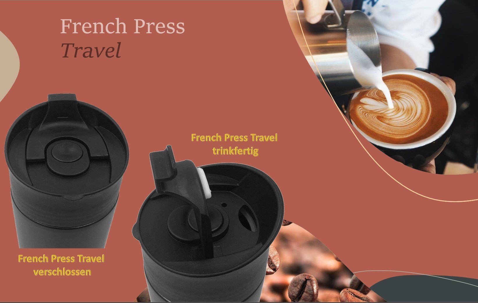 MediMuc French Press Kanne Thermo in 3 Varianten