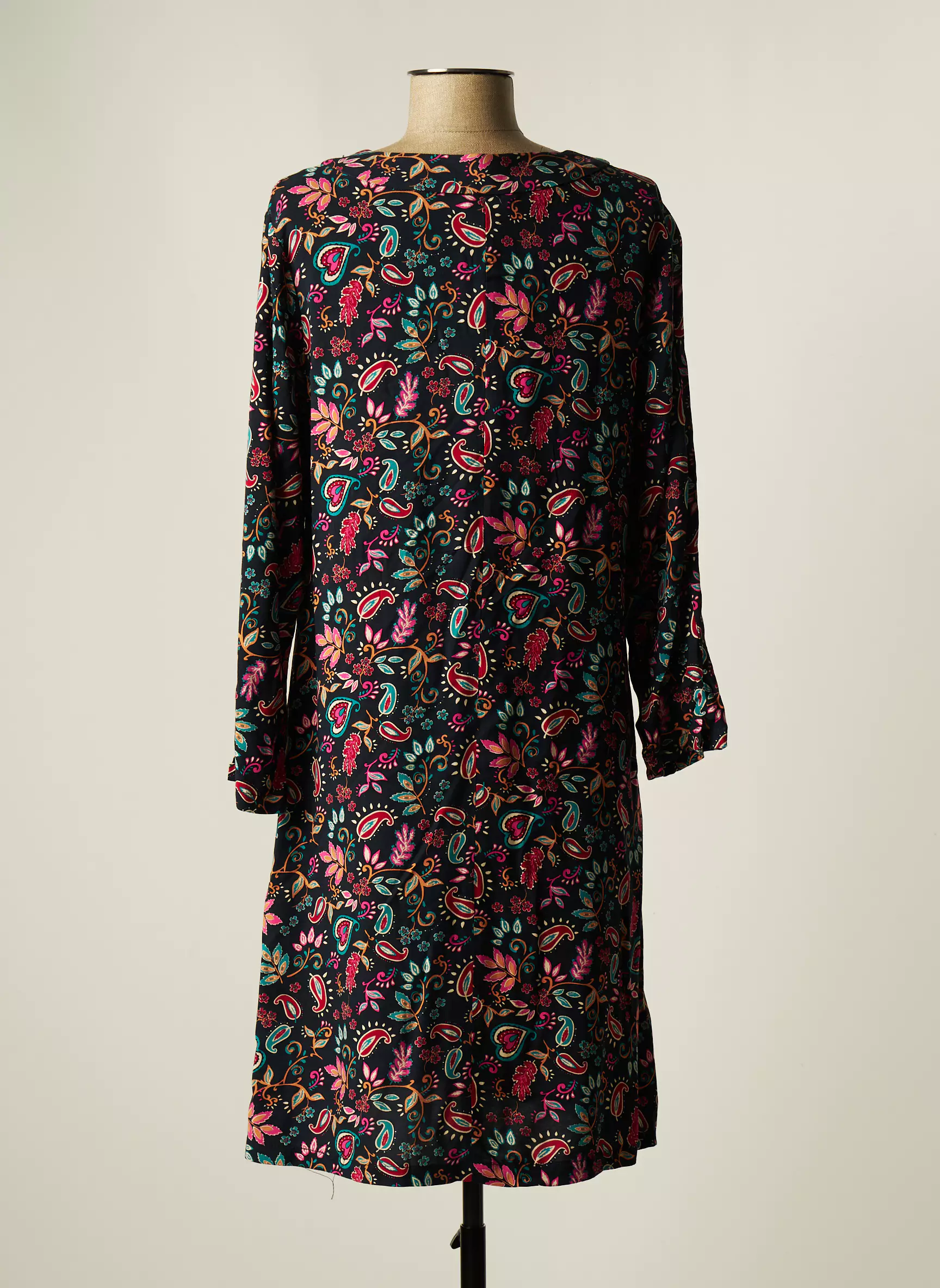 Esprit De La Mer Robes Mi Longues Femme couleur bleu