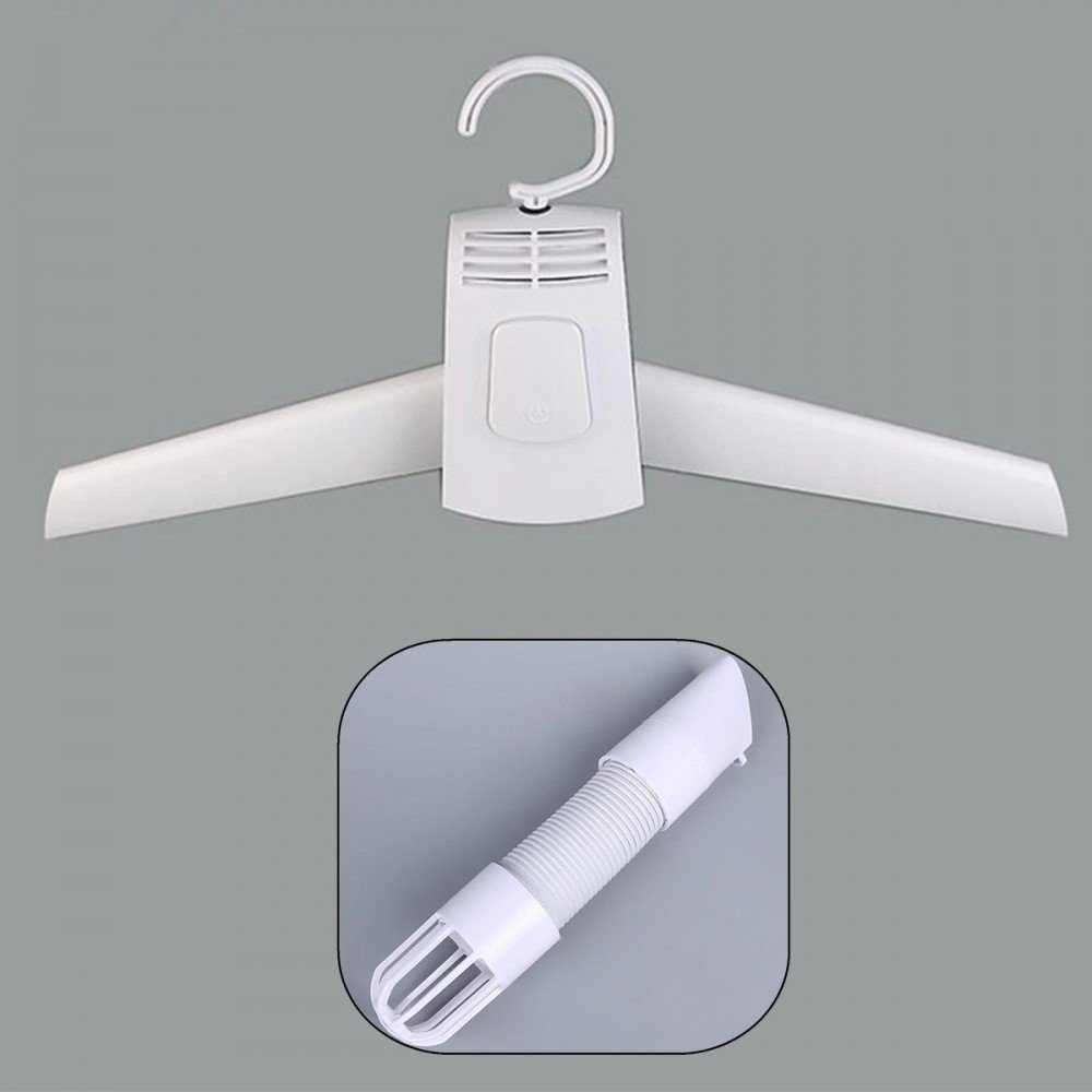 DOTMALL Mehrfach-Kleiderbügel Elektrischer,faltbarer Mini-Schuhtrockner,Reisen Kleiderbügel,1er Pack