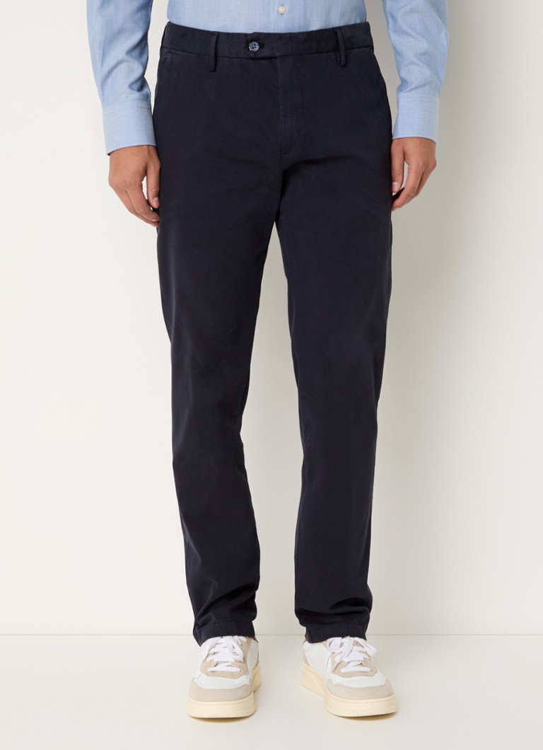 Pantaloni chino slim fit Boggi Milano cu buzunare interioare
