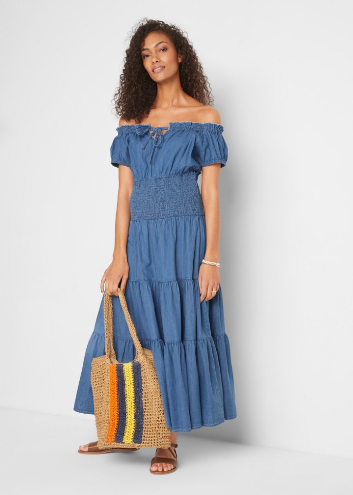 Sommer-Carmen-Kleid