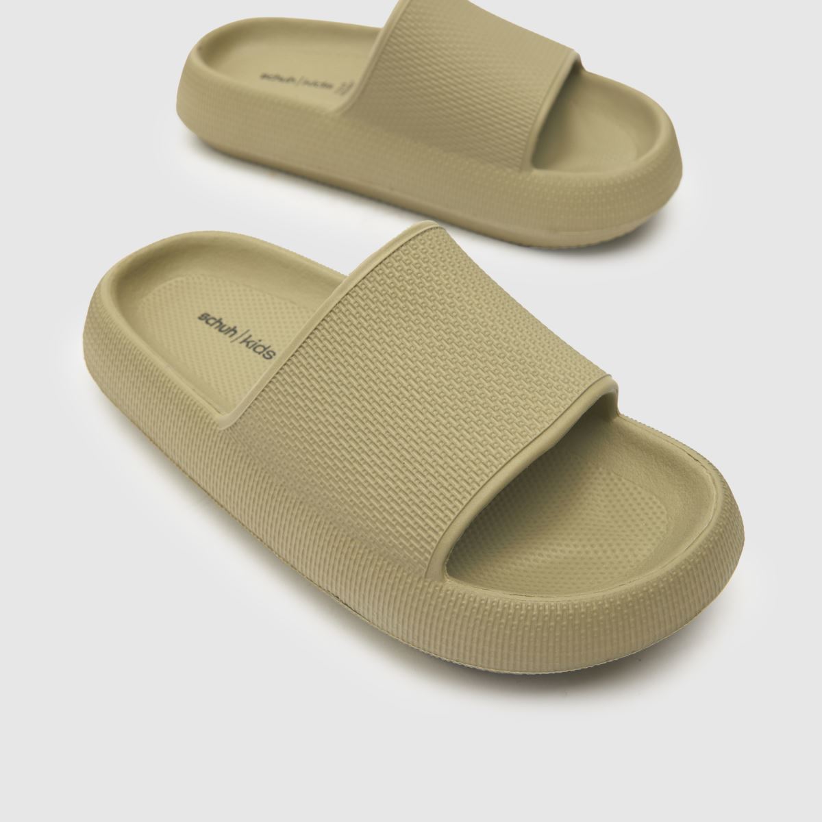 Schuh khaki tani badtofflor för pojkar och juniorer