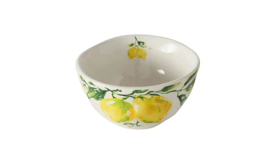 Boltze Müslischale Lemony weiß, gelb, grün
