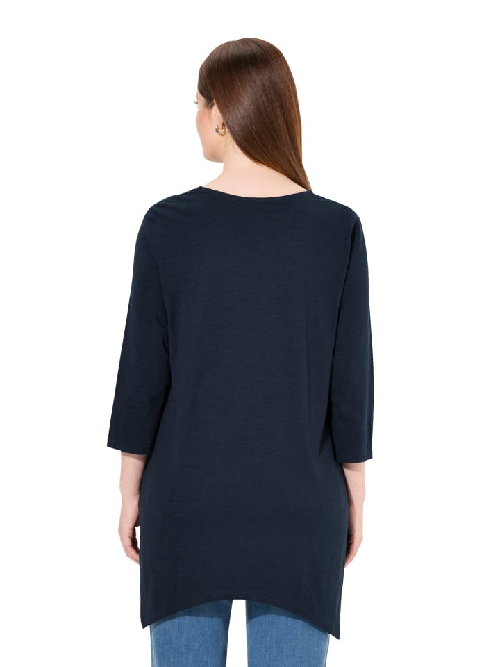 Ulla Popken Longshirt in marine günstig kaufen