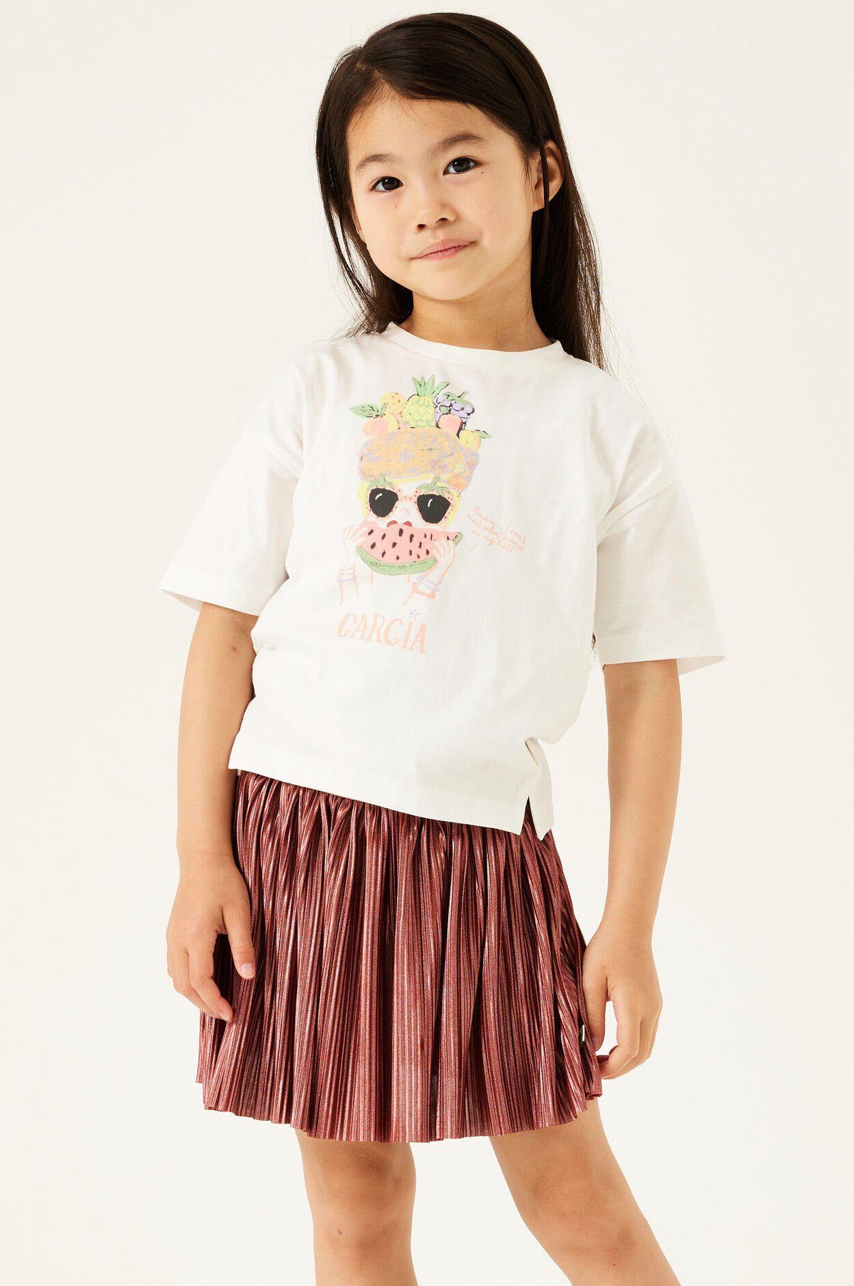 Garcia Plisseerock mit elastischem Bund, for GIRLS