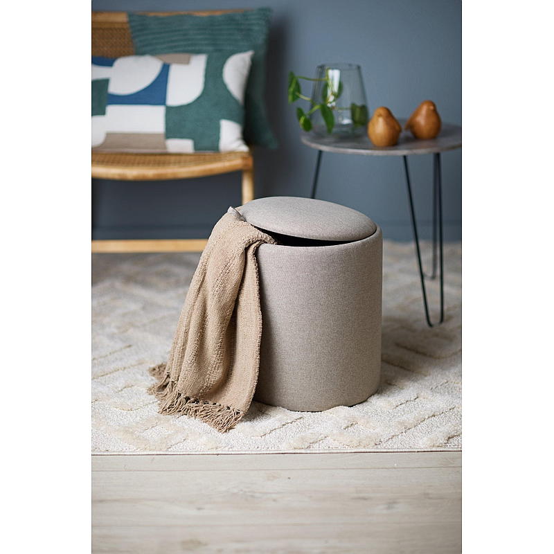 Home Pledd 125x150 cm m/frynser beige