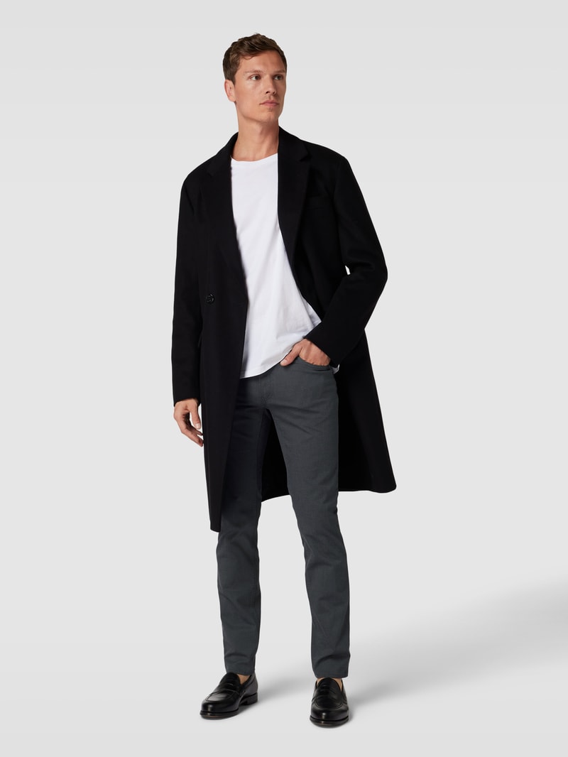 Hose in unifarbenem Design Modell 'Chuck' in dunkelgrau