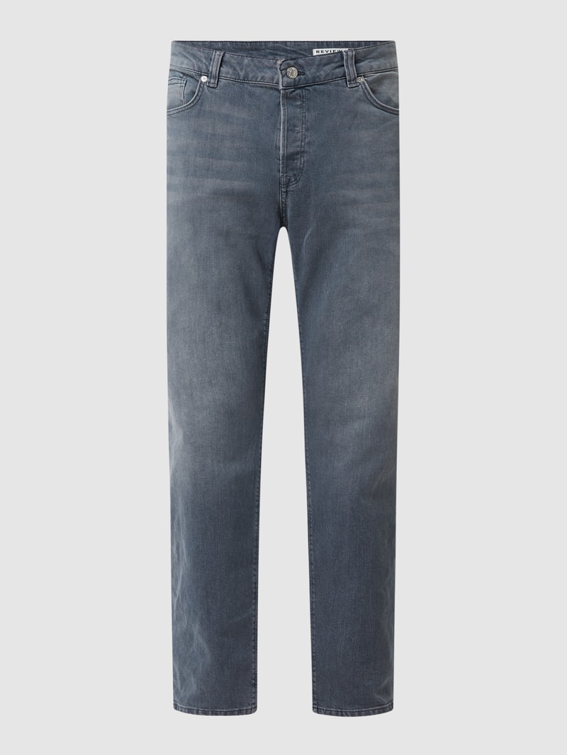 Slim Fit Jeans mit Stretch-Anteil in mittelgrau