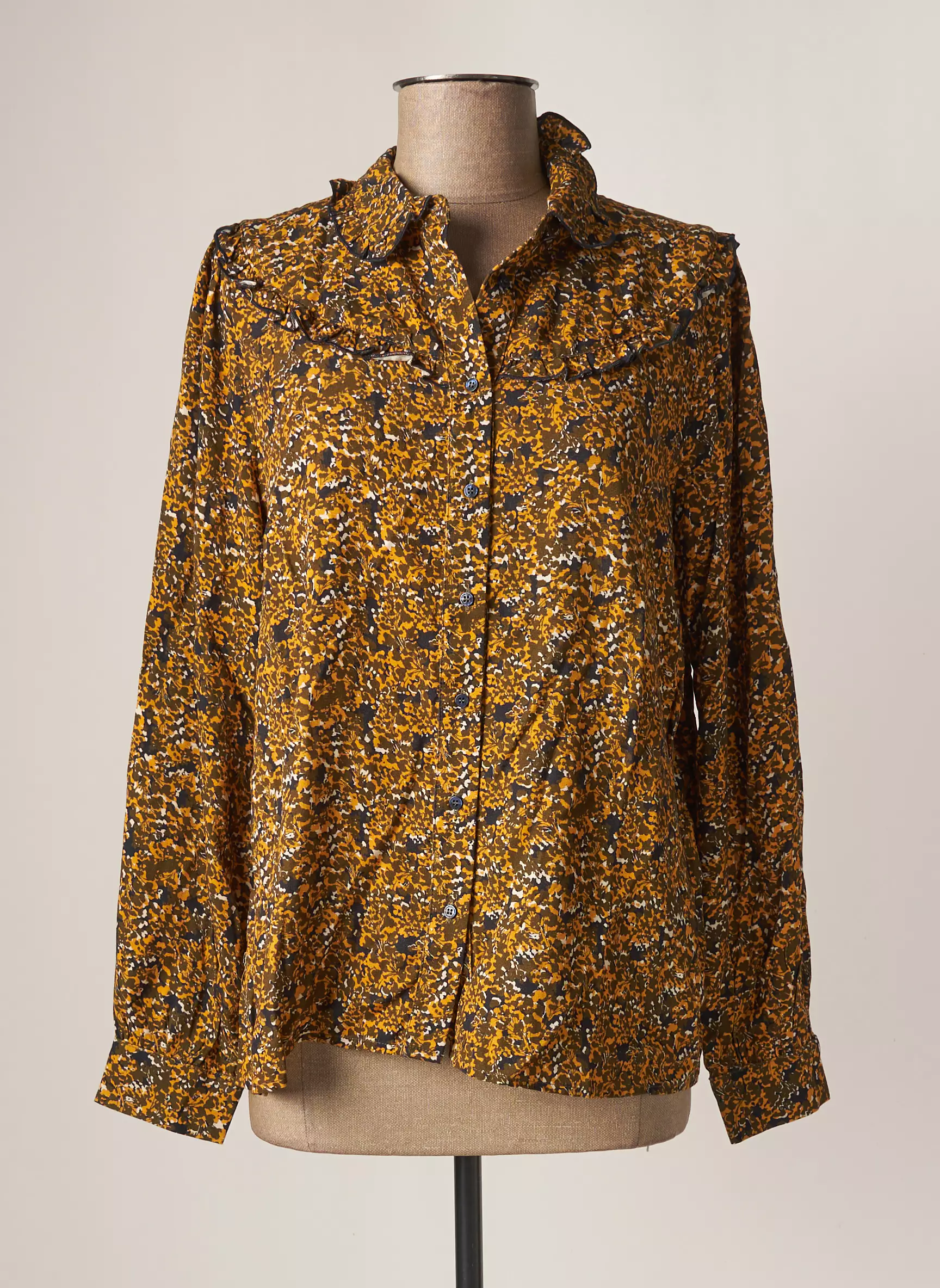 Le Fabuleux Marcel De Bruxelles Chemisiers Femme couleur jaune
