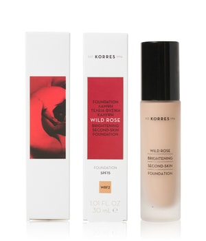KORRES Wild Rose Second Skin Flüssige Foundation-30 ml