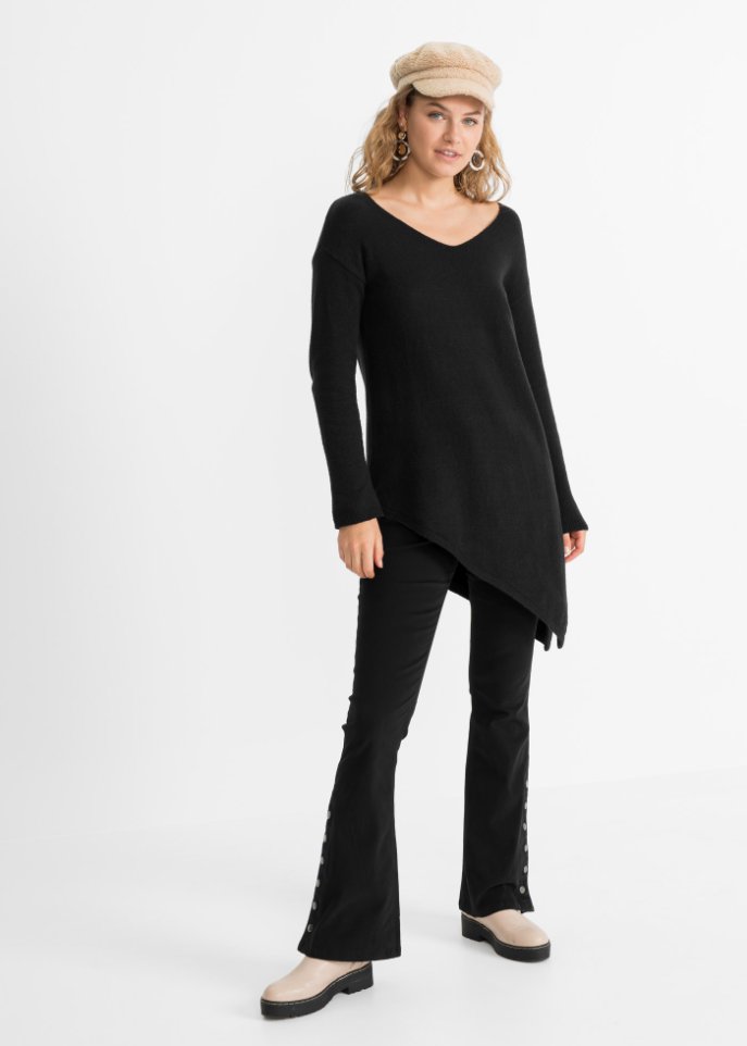 Asymmetrischer Pullover