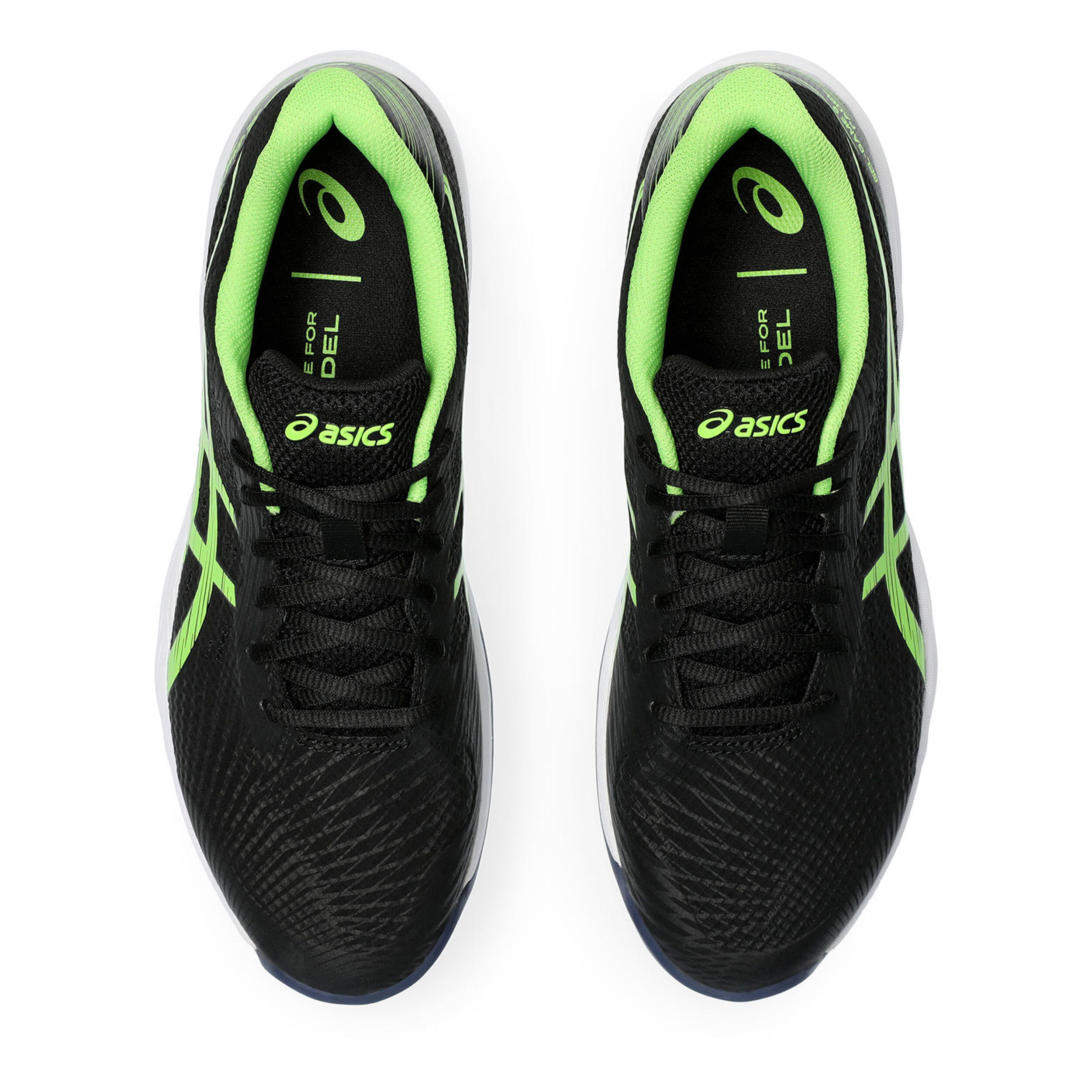 Gel-Game 9 Padelschuh Herren - Schwarz, Neongrün