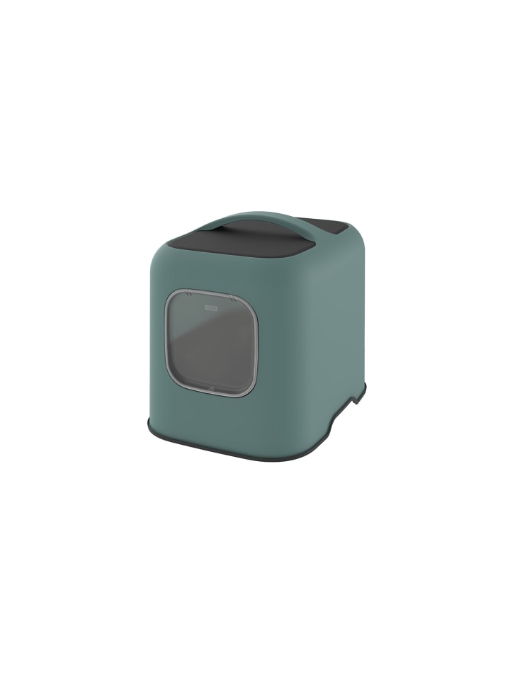 Rotho MyPet BIALA Katzenklo mit Haube und Schaufel in Mistletoe green günstig kaufen onesize