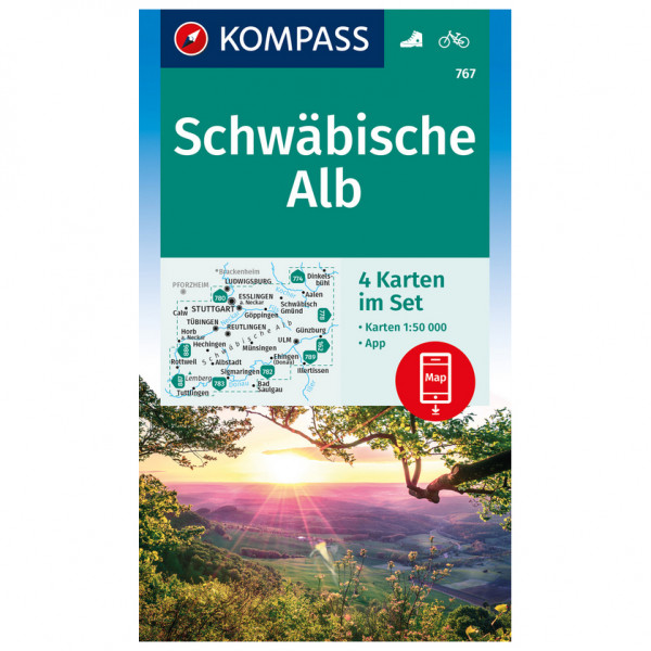 Kompass - Schwäbische Alb - Wanderkarte