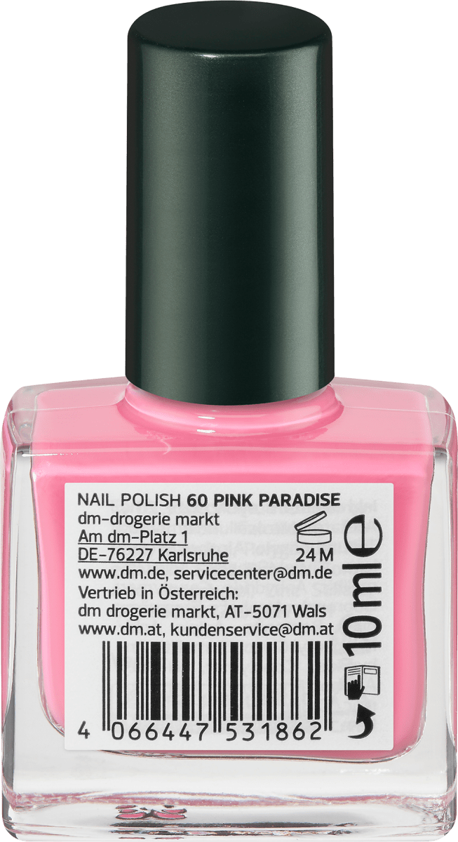 Nagellack Color & Care Nail Polish 60 Pink Paradise, 10 ml